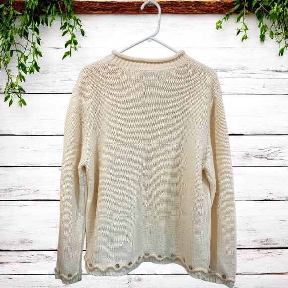 Coldwater Creek Women's Knitted Christmas Sweater Size XL - Picture 3 of 11